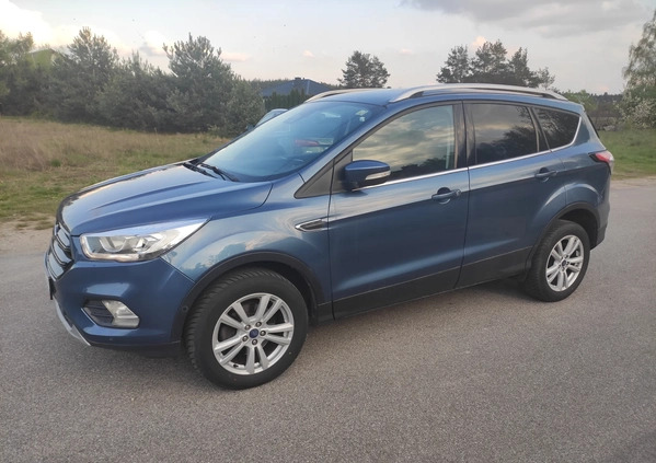 Ford Kuga cena 54999 przebieg: 170000, rok produkcji 2018 z Ostrołęka małe 232